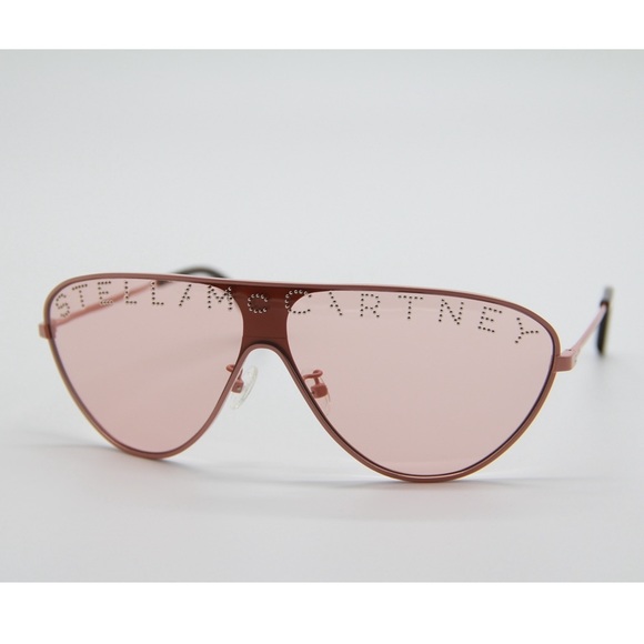 Stella McCartney Accessories - NEW STELLA MCCARTNEY SC0195S 004 PINK SHIELD SUNGLASSES STELLA MCCARTNEY